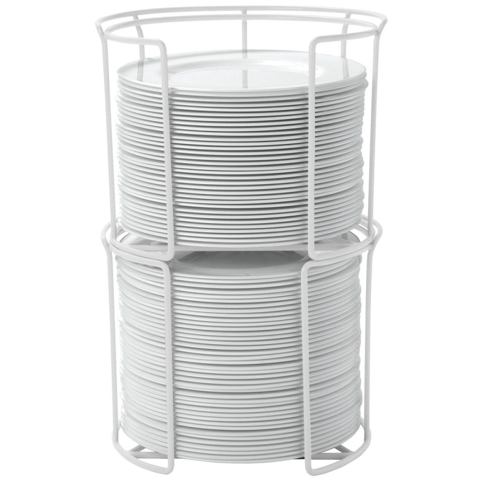 PULSIVA Tellerspender für 24 Teller; 29.9x27.8 cm (ØxH); weiss