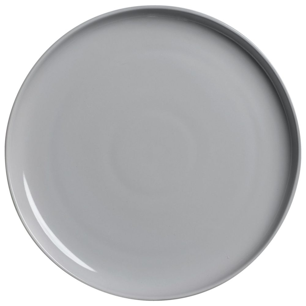 PULSIVA Teller flach Guscia; 27.2 cm (Ø); grau; rund; 6 Stück / Pack