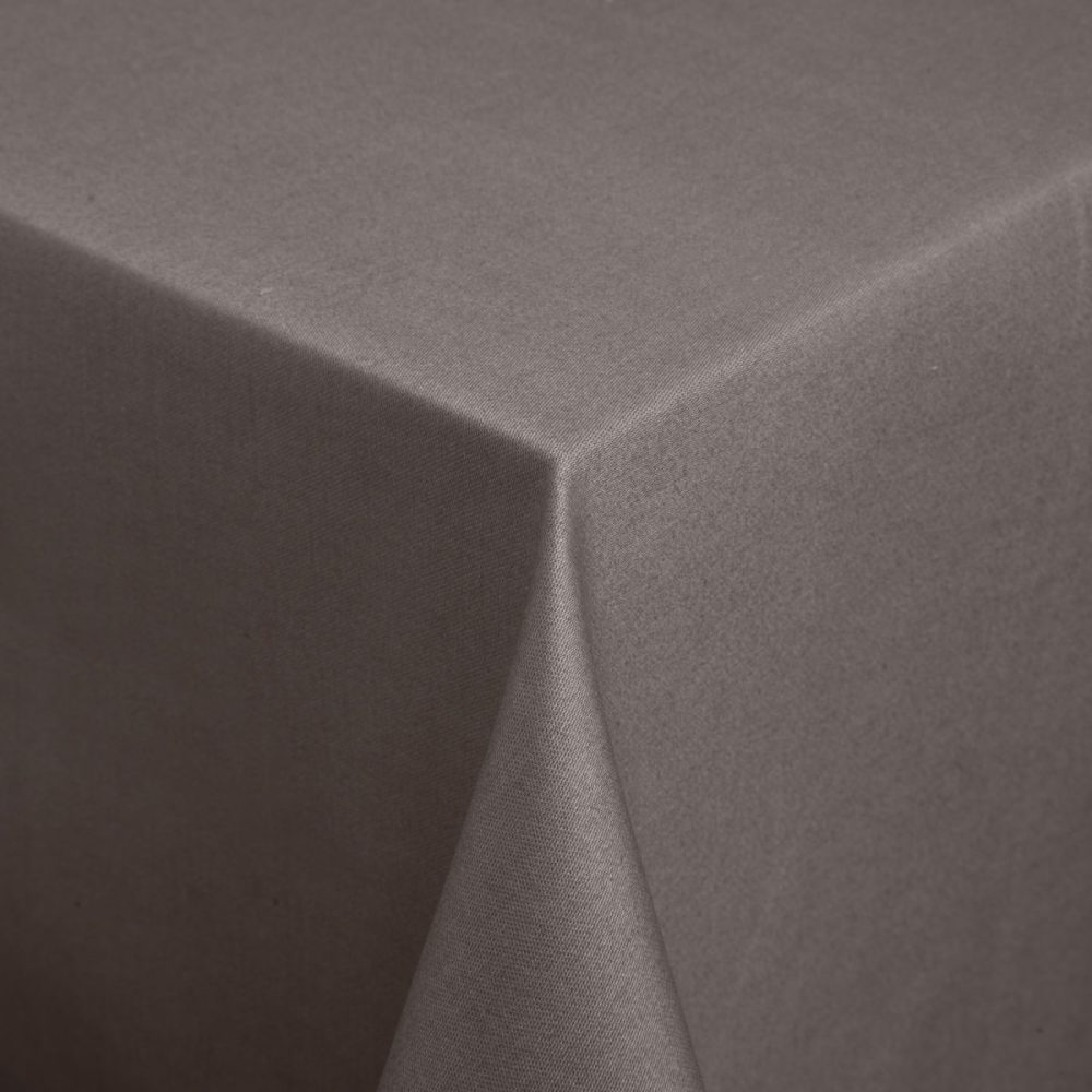 ERWIN M. Tischdecke Palermo; 130x130 cm (BxL); steingrau; quadratisch