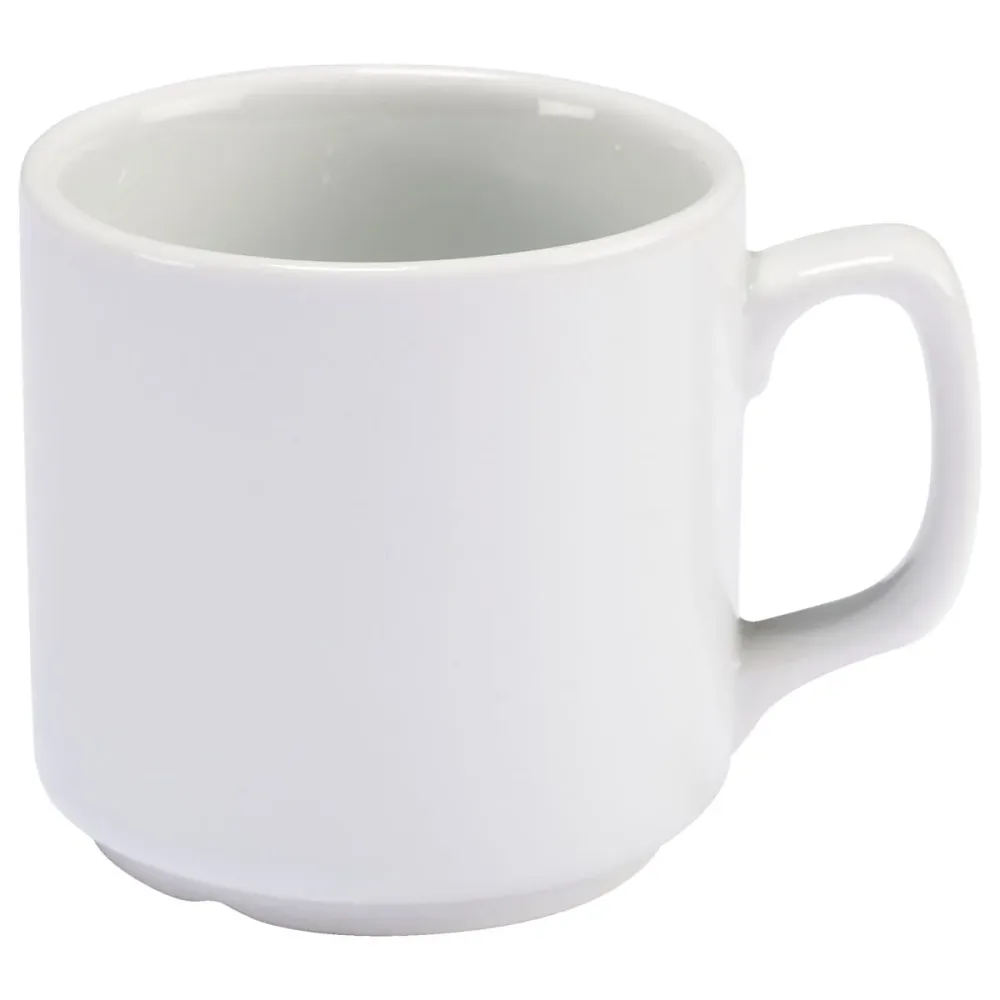 PULSIVA Kaffeebecher Fiu; 250 ml, 7.9x7.7 cm (ØxH); weiss; rund; 4 Stück / Pack