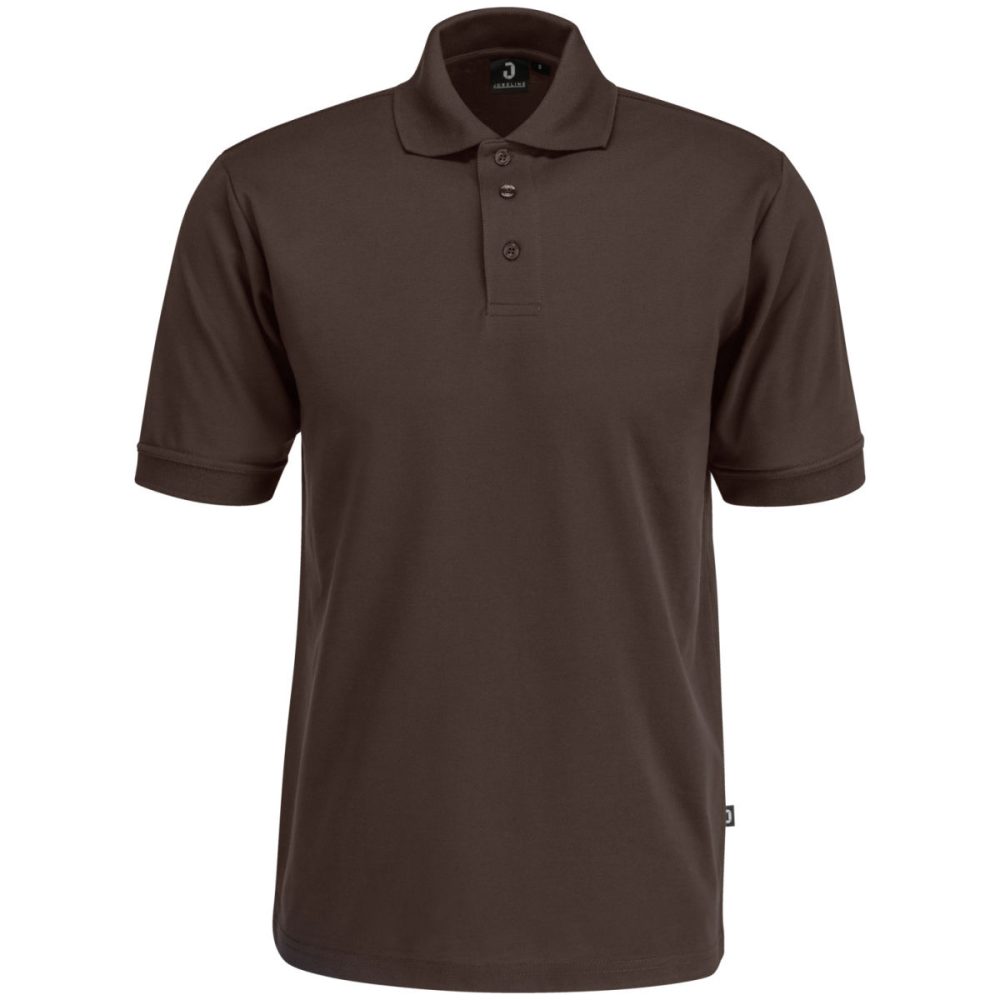 JOBELINE Herren Poloshirt Fly Kurzarm; Kleidergrösse 3XL; cocabraun