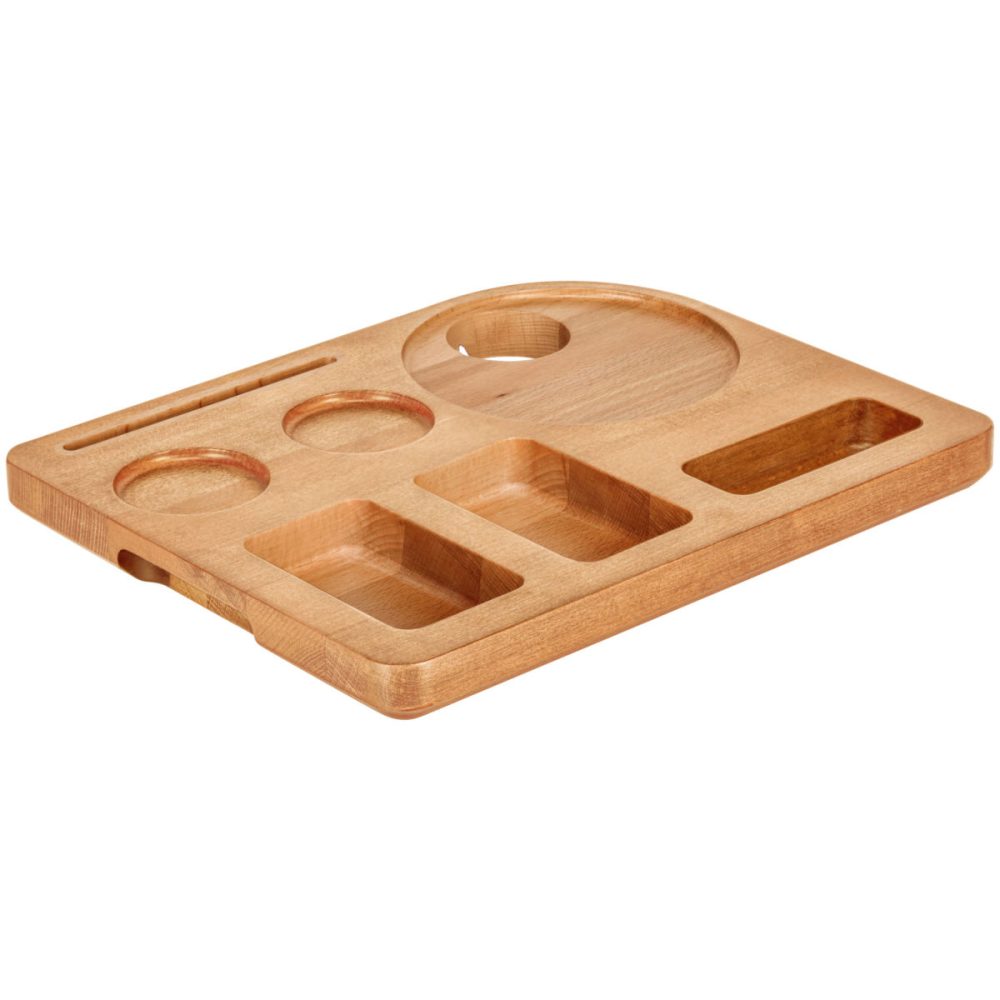 PULSIVA Willkommenstablett Hotel Savo I; 36x29x3.3 cm (LxBxH); buche natur; rechteckig