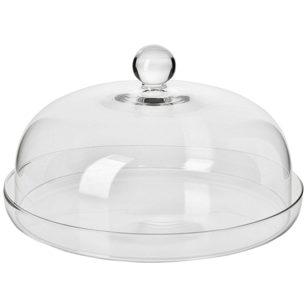 Krosno Cloche Elite mit Kuchenplatte; 26x16.5 cm (ØxH); transparent