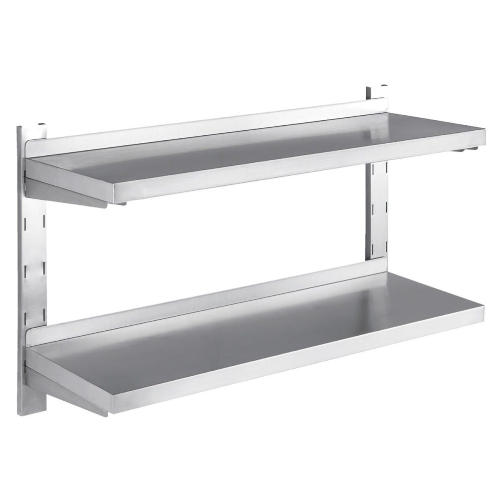 PULSIVA Wandregal Tondo; 120x30 cm (BxT); silber