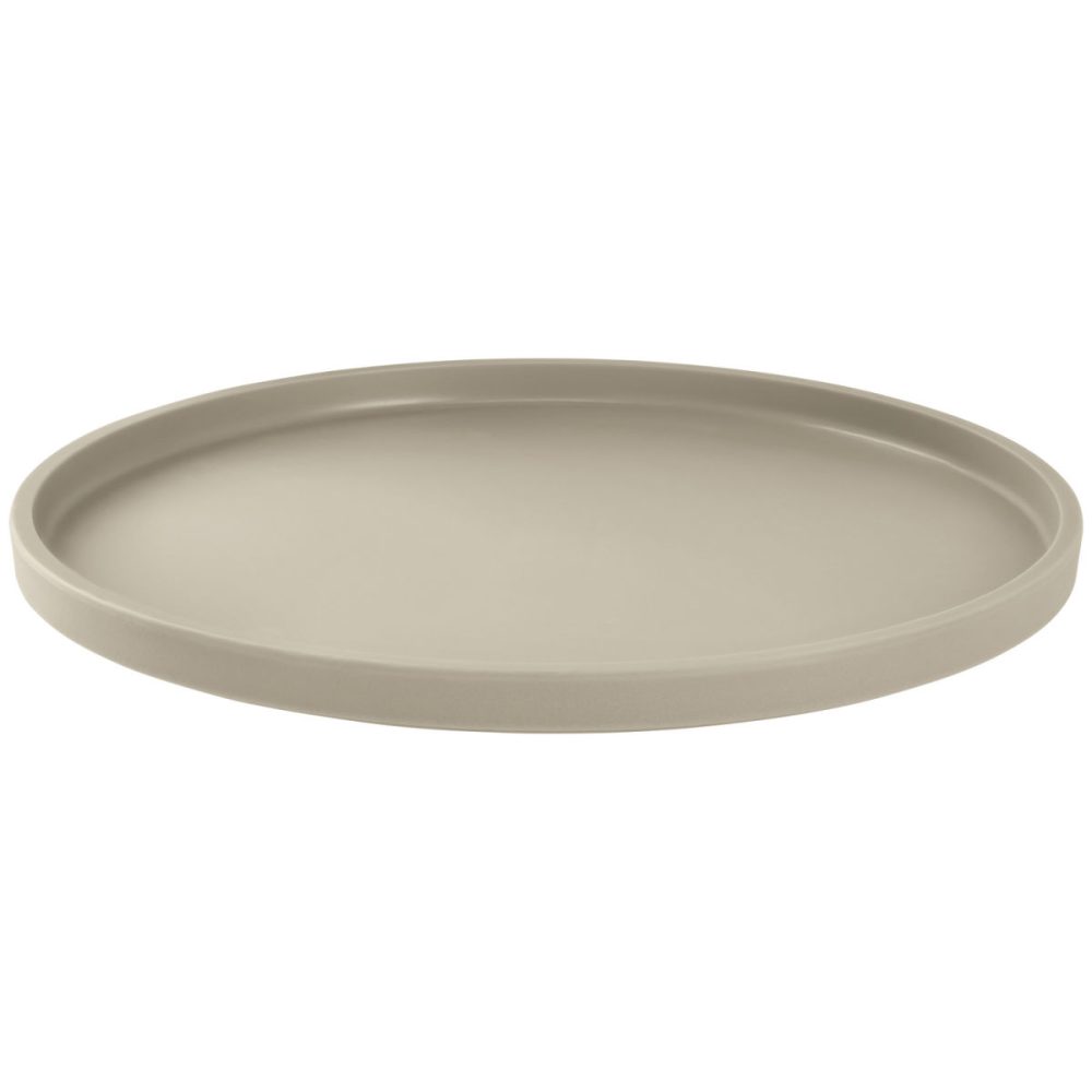 VEGA Teller flach Kanas rund; 28.5x1.7 cm (ØxH); beige; rund; 6 Stück / Pack
