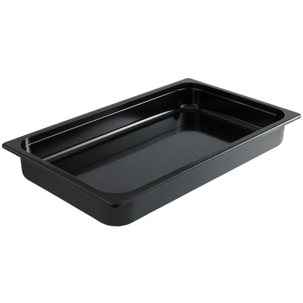 VEGA GN-Behälter Melamin 1/1; GN 1/1, 7100 ml, 53x32.5x6.5 cm (LxBxT); schwarz