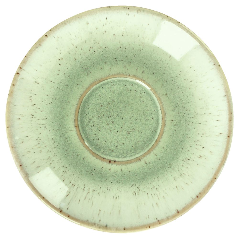 VEGA Espresso-Untertasse Cascais; 11.5x1.8 cm (ØxH); hellgrün; 6 Stück / Pack