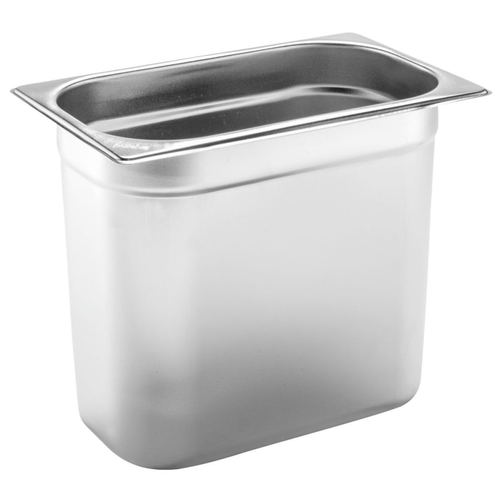 PULSIVA GN-Behälter 1/4 Basic; GN 1/4, 5500 ml, 26.5x16.2x20 cm (LxBxT); silber