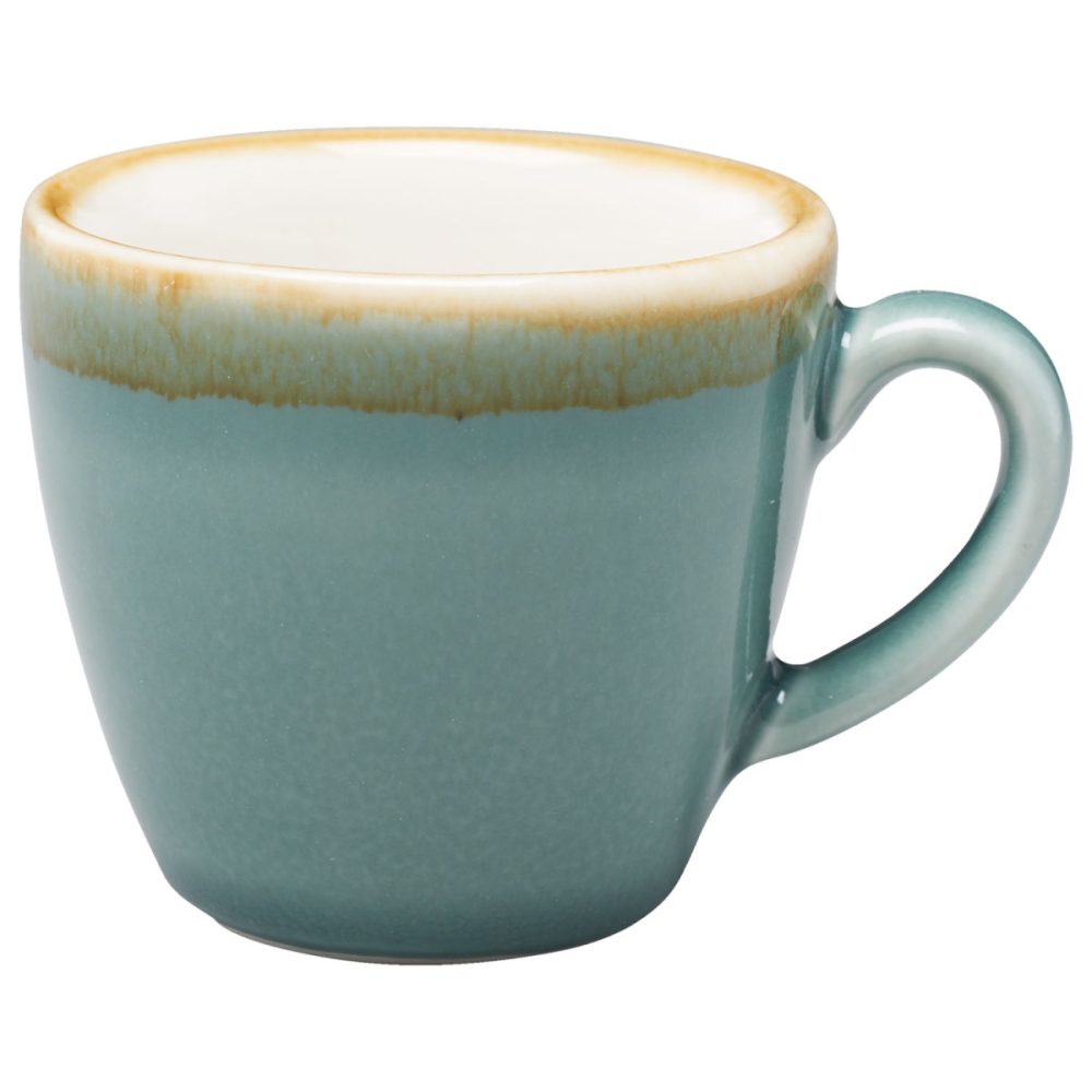 PULSIVA Espressotasse Glaze 2.0; 80 ml, 7.8x5.5 cm (ØxH); blau; rund; 6 Stück / Pack