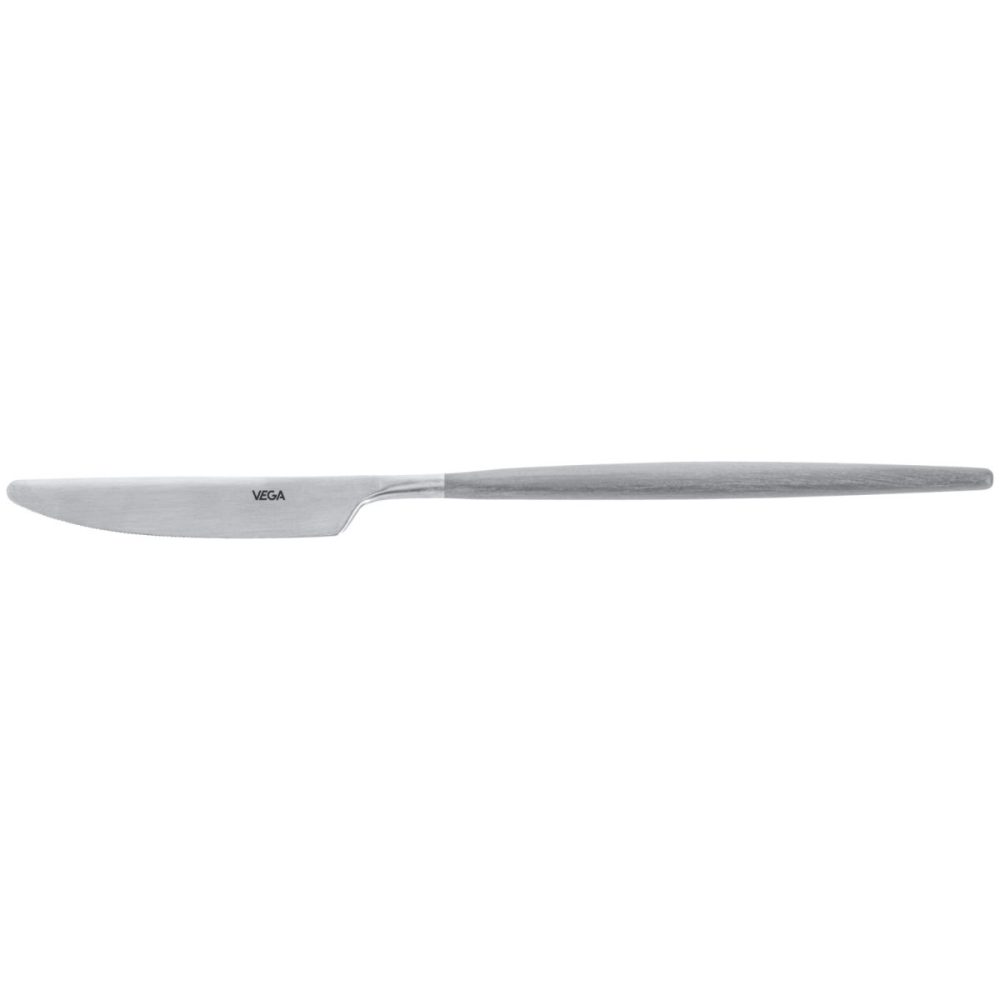 VEGA Menümesser Turin; 24.5 cm (L); edelstahl/grau, Griff grau; 12 Stück / Pack