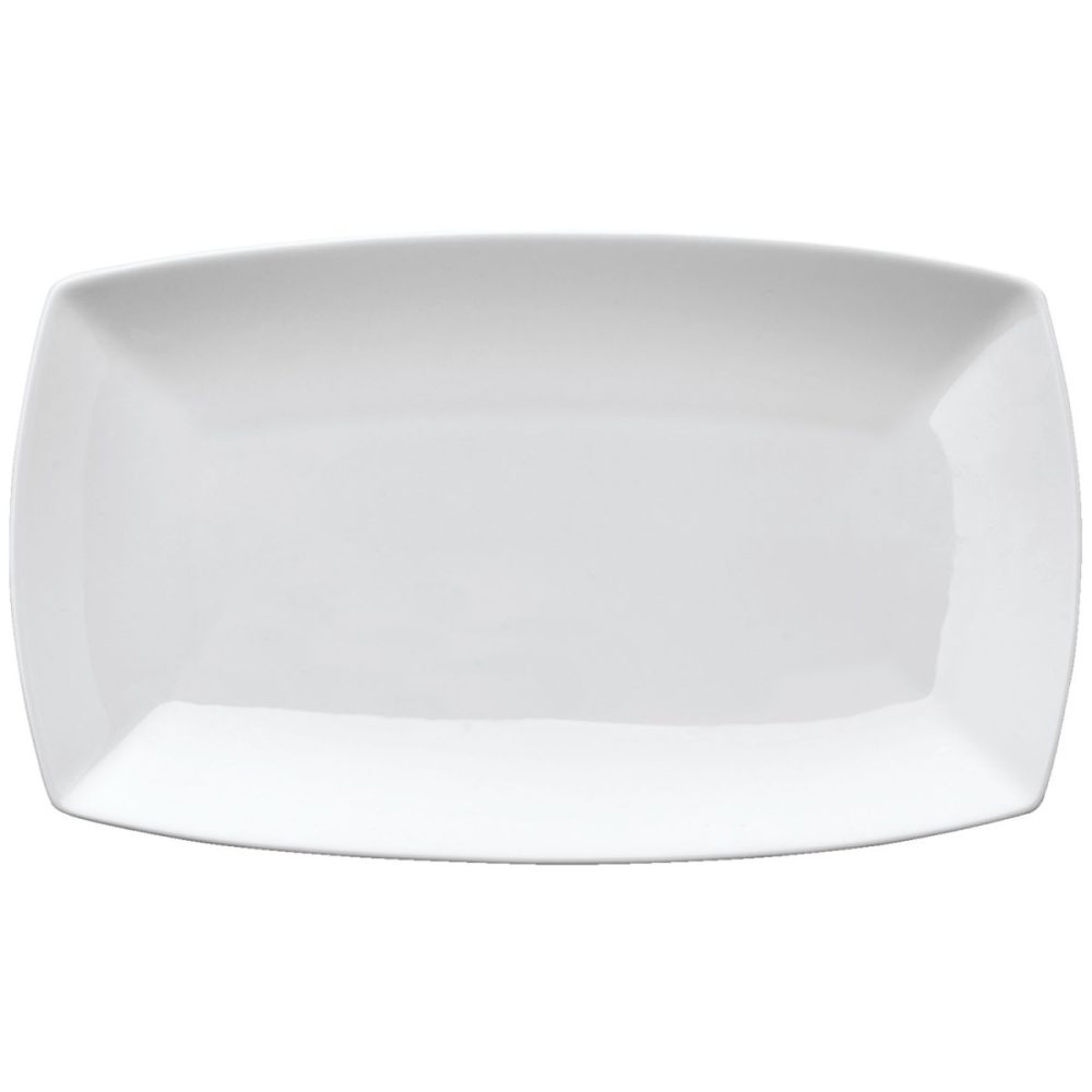 VEGA Platte Bali; 32x19x3 cm (LxBxH); weiss; 6 Stück / Pack