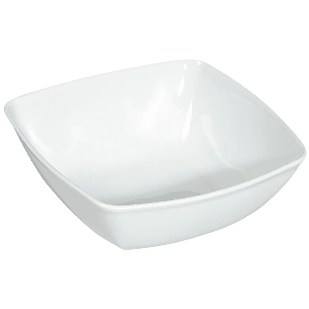 VEGA Schale Melbourne quadratisch; 770 ml, 18.5x18.5x4 cm (LxBxH); weiss; quadratisch; 6 Stück / Pack