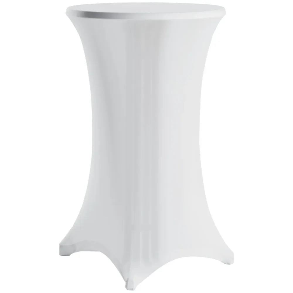 ERWIN M. Stehtischhusse Melior; 75x110 cm (ØxH); weiss; 5 Stück / Pack