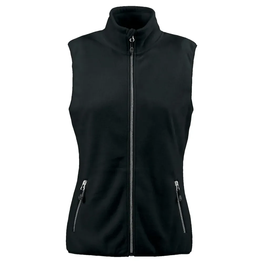 Printer Active Wear Damen-Fleeceweste Torge; Kleidergrösse L; schwarz