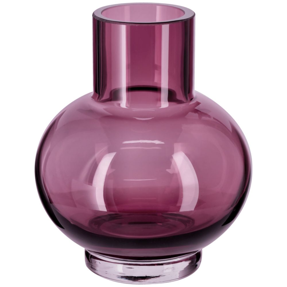 Vase Finia; 13x14.8 cm (ØxH); brombeer