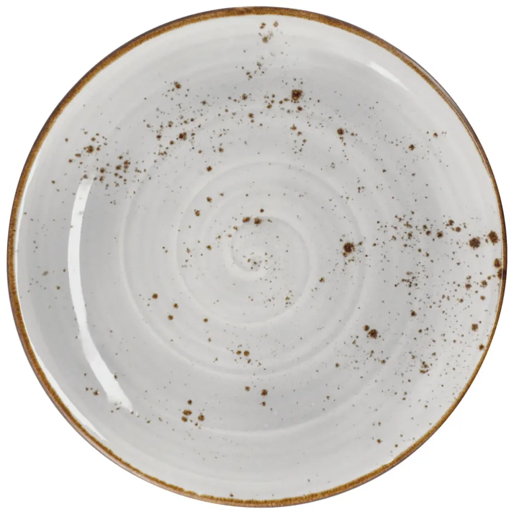 VEGA Teller flach Nebro; 25 cm (Ø); hellgrau; rund; 6 Stück / Pack