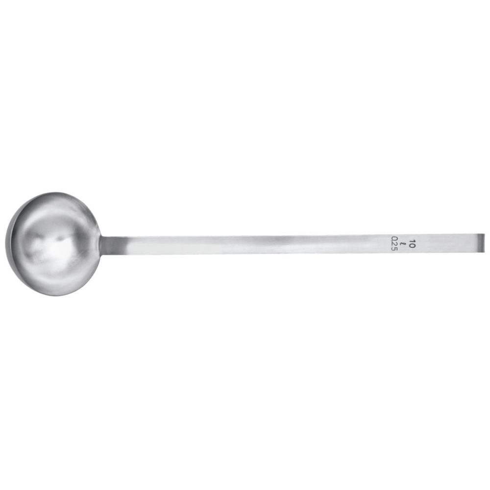 PULSIVA Schöpflöffel Valuo langstielig; 70 ml, 6.5x36 cm (ØxL); silber