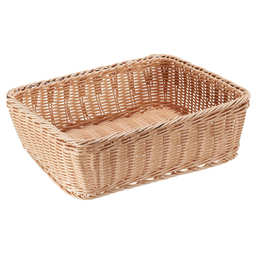 PULSIVA Brotkorb Patetico; GN 1/2, 32.5x26.5x10 cm (LxBxH); natur; rechteckig