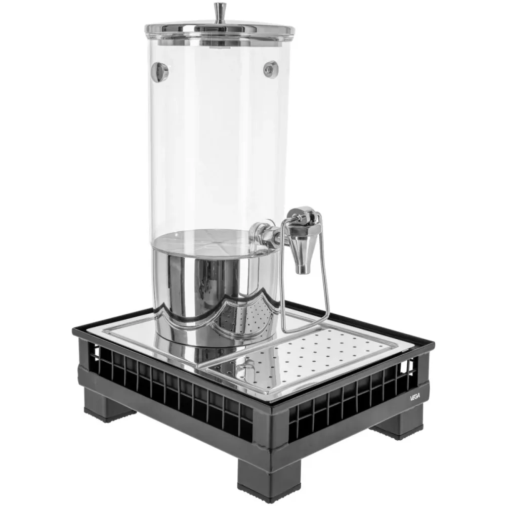 VEGA Saftspender Portland einzeln 1/2; 35.2x29x53 cm (LxBxH); anthrazit/transparent
