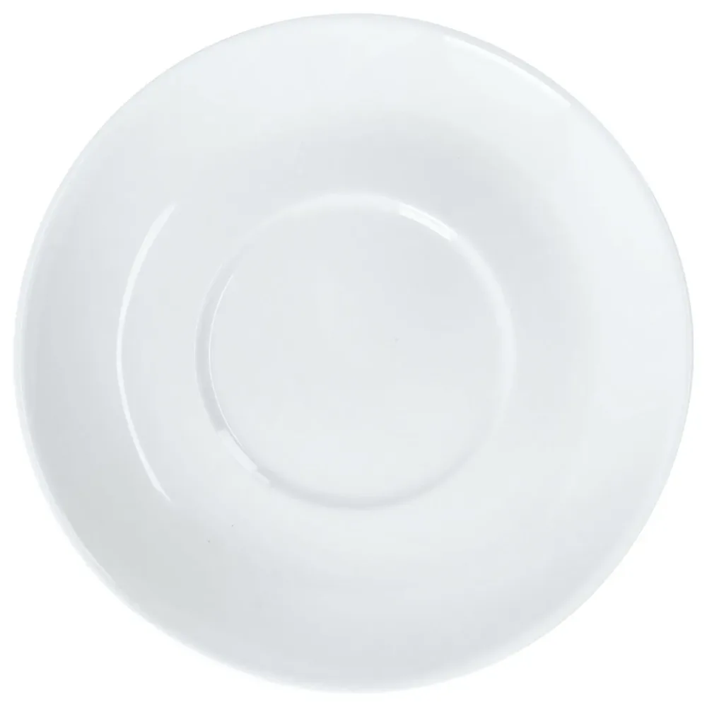 PULSIVA Kaffee-Untertasse Veso; 14 cm (Ø); weiss; rund; 6 Stück / Pack