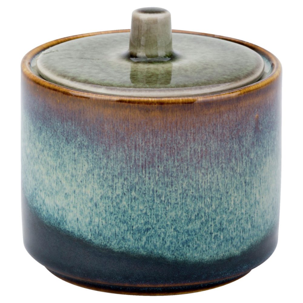 Cosy & Trendy Zuckerdose Quintana; 8x8.5 cm (ØxH); grün; 6 Stück / Pack