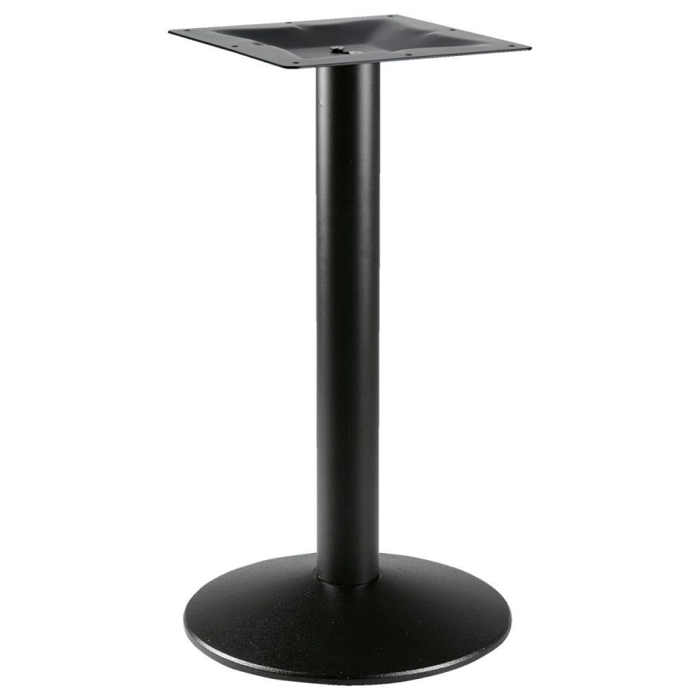 PULSIVA Tischgestell Rondo Gusseisen; 43x72 cm (ØxH); schwarz; rund