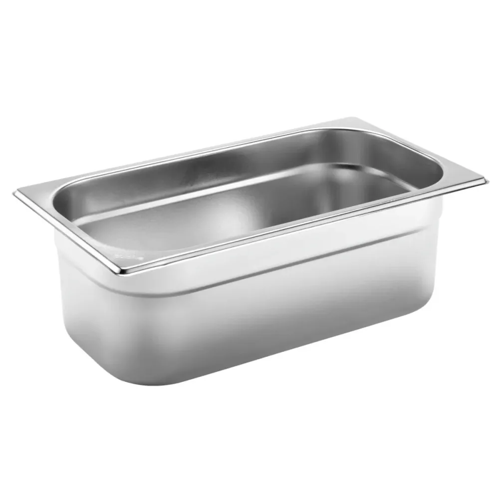 PULSIVA GN-Behälter 1/3 Basic; GN 1/3, 4000 ml, 32.5x17.6x10 cm (LxBxT); silber