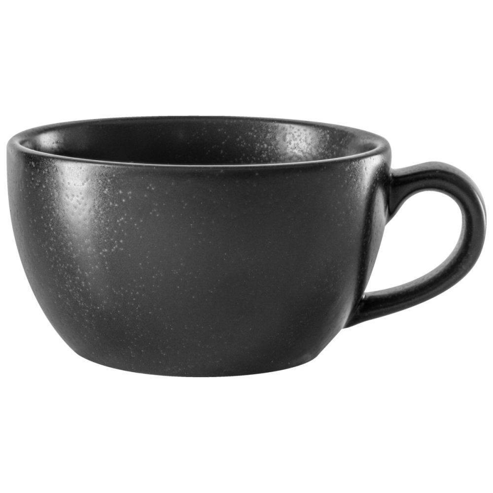VEGA Kaffee-Obertasse Masca; 200 ml, 9.5x5.5 cm (ØxH); schwarz; rund; 6 Stück / Pack