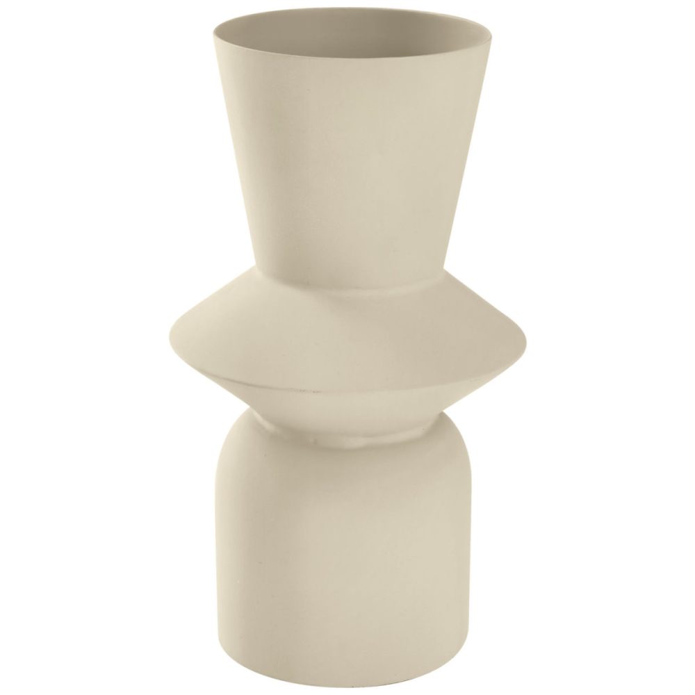 Vase Ariele; 11.5x22.5 cm (ØxH); beige