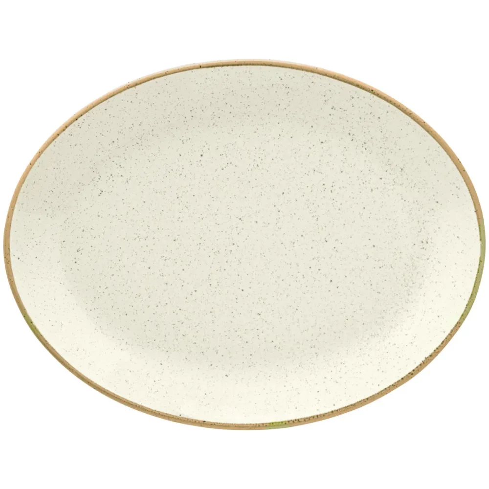 VEGA Platte Sidina oval; 31x23.5x3.1 cm (LxBxH); beige; oval; 6 Stück / Pack