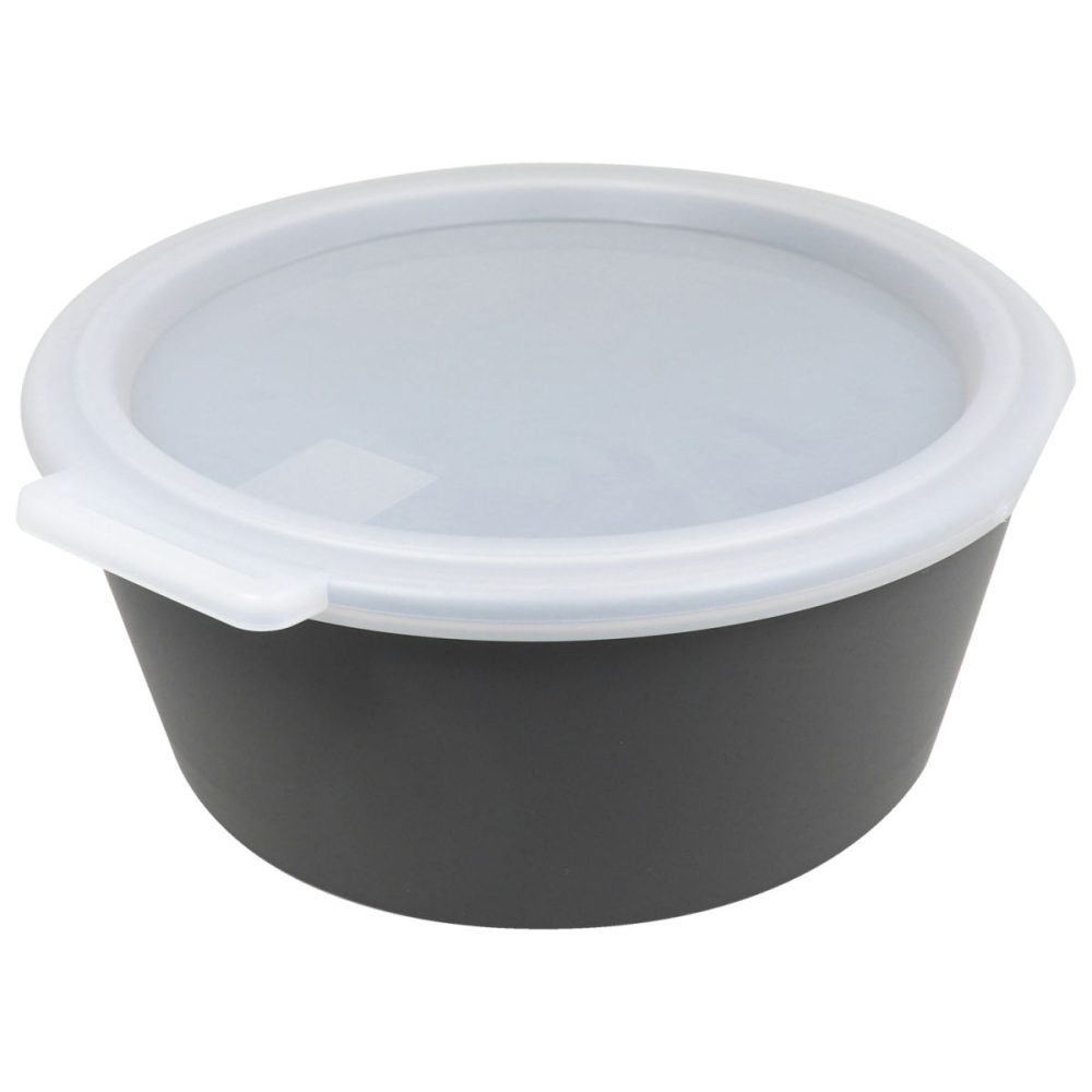 koziol Mehrweg-Behälter Move; 700 ml, 15.7x7.7 cm (ØxH); grau; rund; 10 Stück / Pack