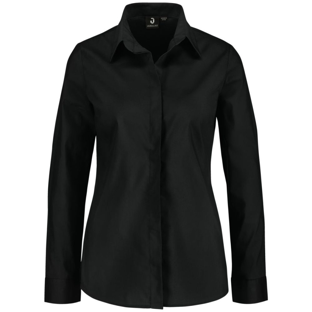 JOBELINE Damen Bluse Fiore Langarm; Kleidergrösse 34; schwarz