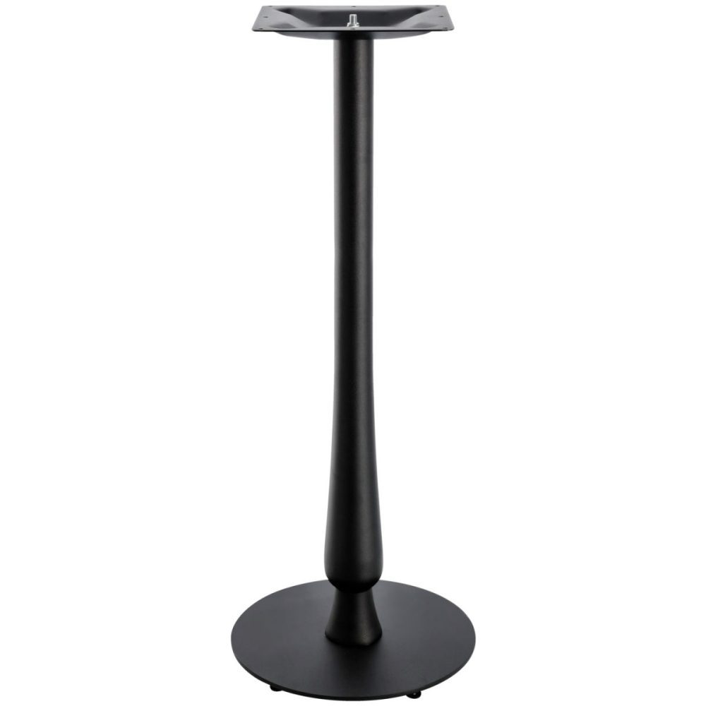 VEGA Indoor Stehtischgestell Barock rund; 43x108 cm (ØxH); schwarz; rund