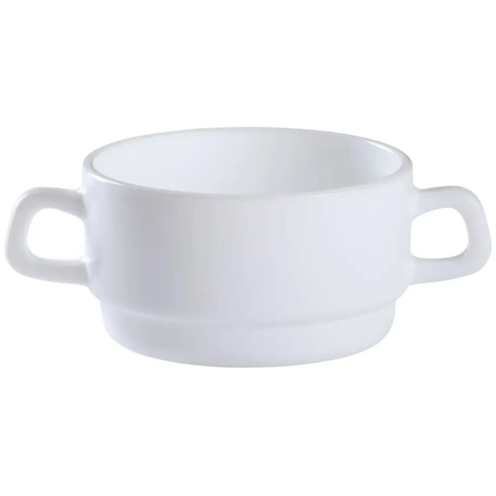 Arcoroc Suppentasse Restaurant; 310 ml, 10.2x5.8 cm (ØxH); weiss; rund; 6 Stück / Pack