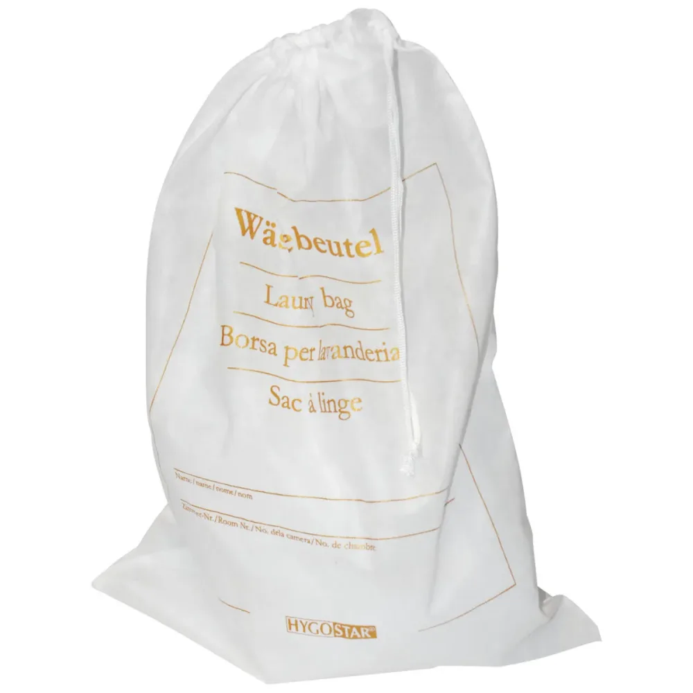 Hygostar Wäschesack Soft; 54x38 cm (LxB); weiss; 50 Stück / Pack