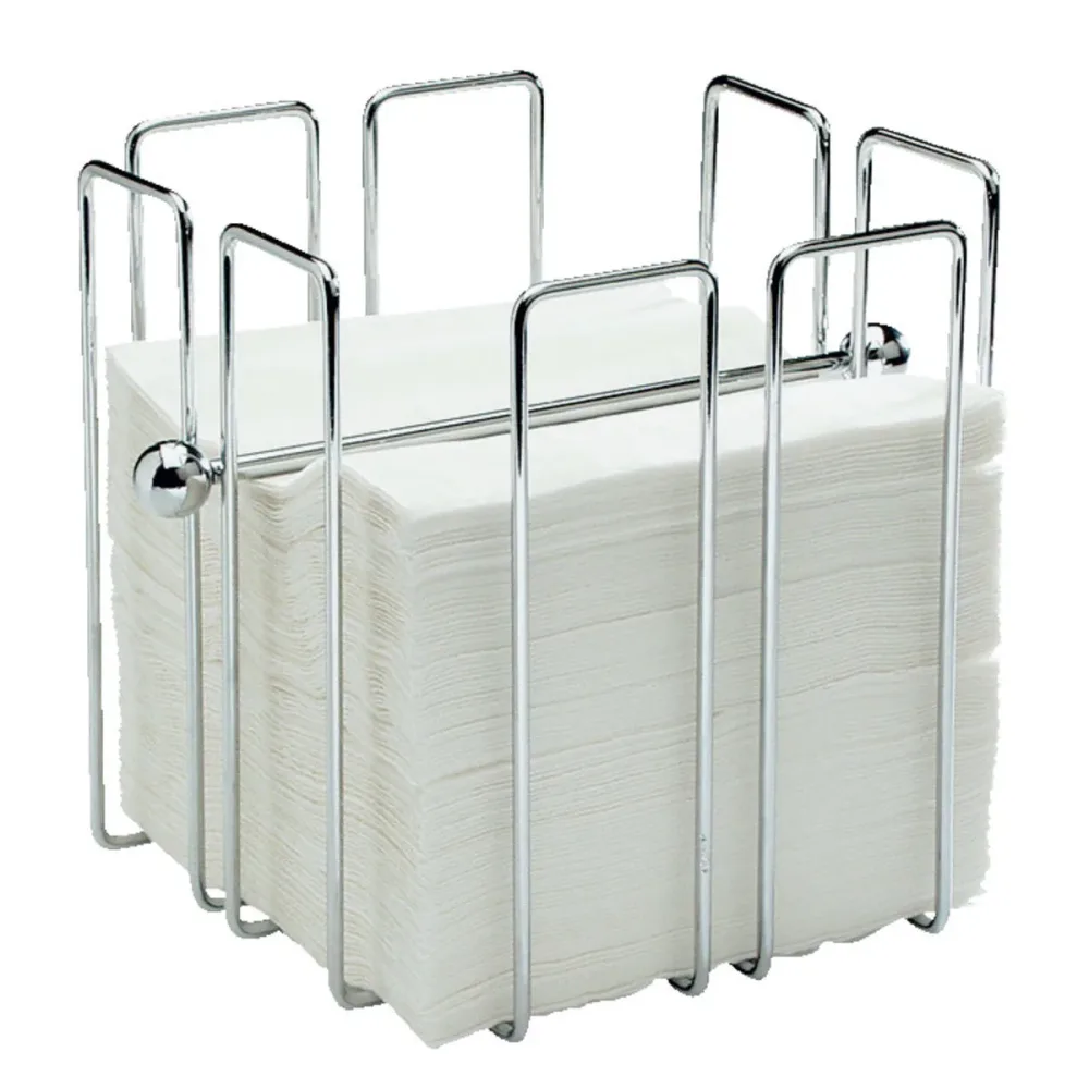 APS Serviettenhalter Rendere eckig; 19.5x19x19 cm (LxBxH); silber; quadratisch