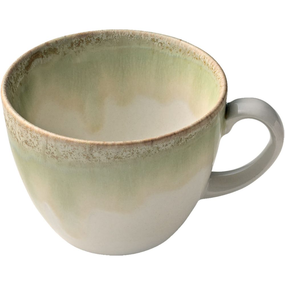 HEART&SOUL Obertasse Perfect Match Thyme; 210 ml, 9x7 cm (ØxH); grün/weiss; rund; 6 Stück / Pack