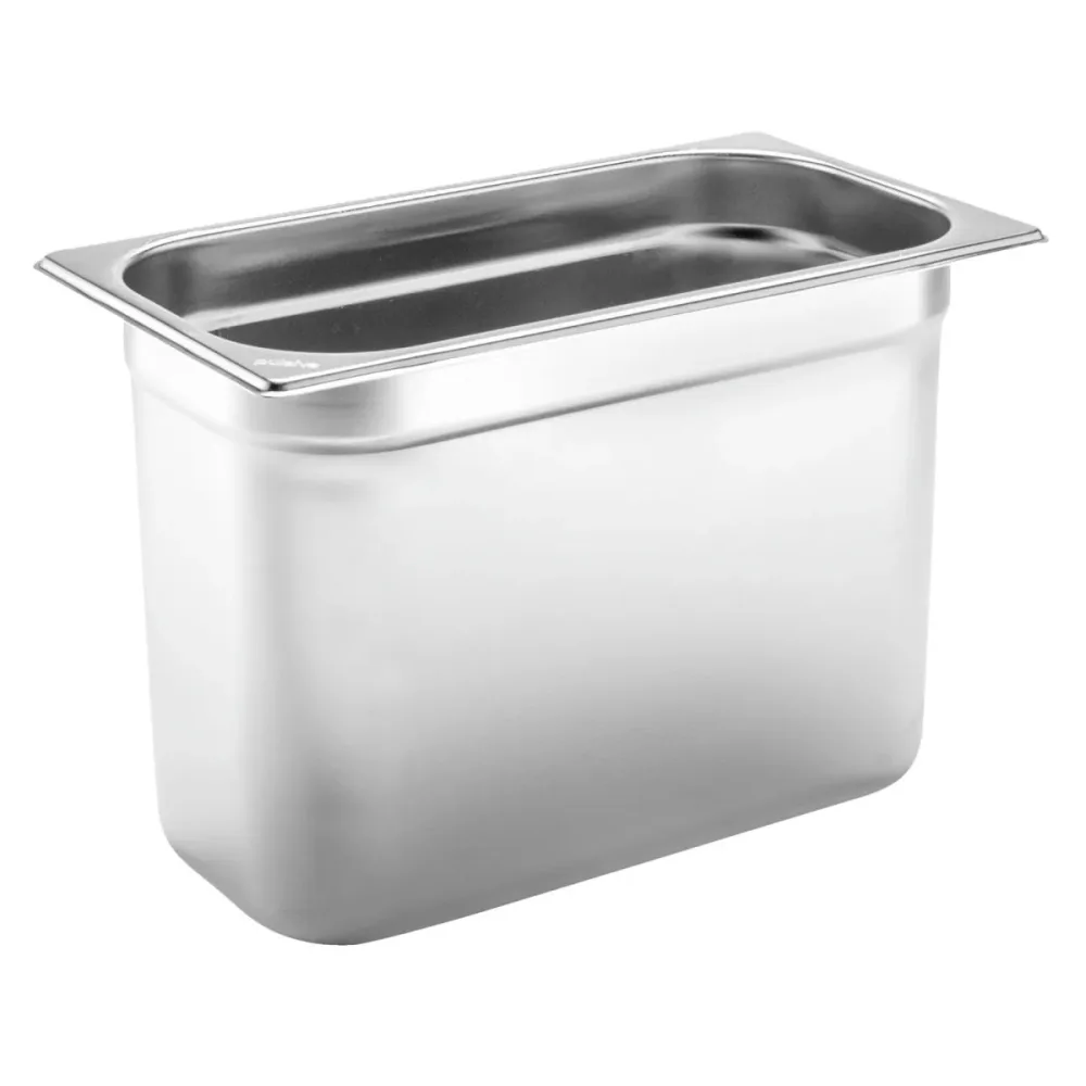 PULSIVA GN-Behälter 1/3 Basic; GN 1/3, 7800 ml, 32.5x17.6x20 cm (LxBxT); silber
