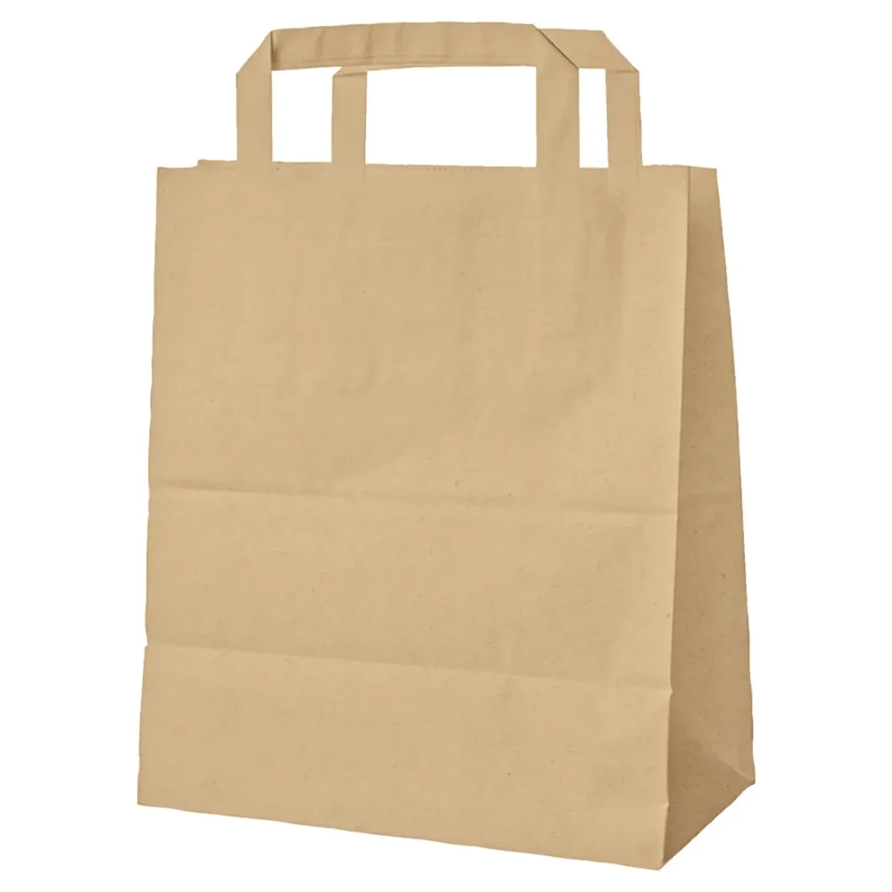 WIMEX Tragetasche Paper; 3168 ml, 18x8x22 cm (LxBxH); braun; 250 Stück / Pack