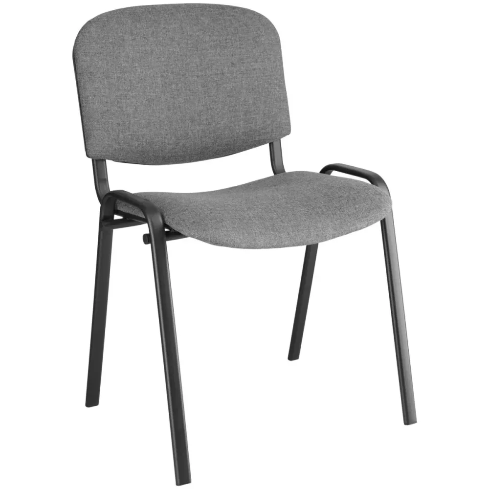 PULSIVA ISO-Konferenzstuhl Stavio; 54x42x79.5 cm (BxTxH); dunkelgrau; 2 Stück / Pack