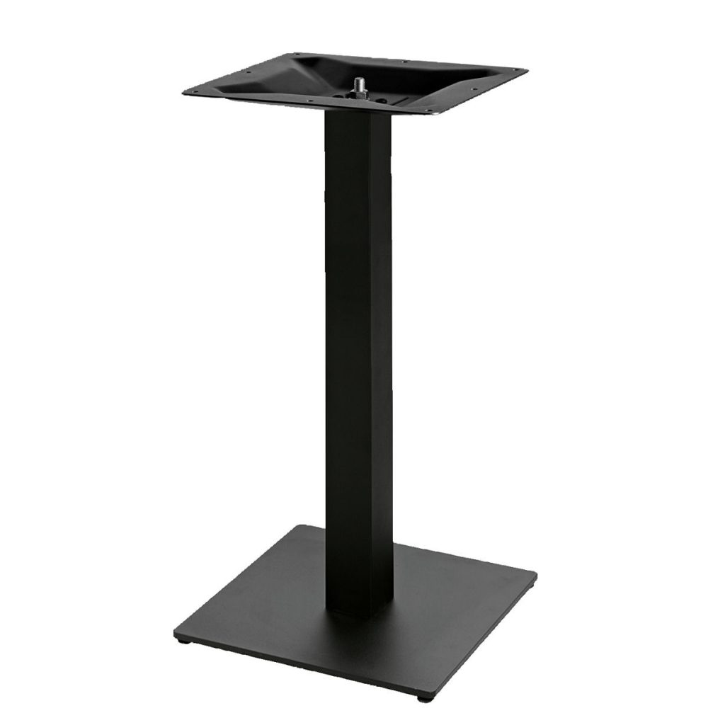 VEGA Indoor Tischgestell Fino eckig; 43x43x72 cm (BxLxH); schwarz; quadratisch