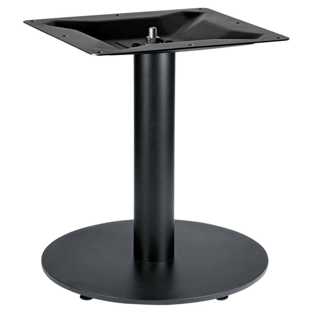 VEGA Indoor Lounge-Tischgestell Fino rund; 43x45 cm (ØxH); schwarz; rund