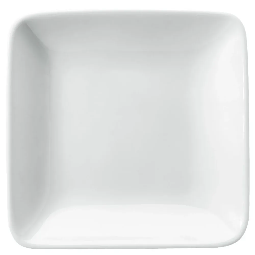 VEGA Platte Damaskus quadratisch; 22x22x3 cm (LxBxH); weiss; quadratisch; 6 Stück / Pack