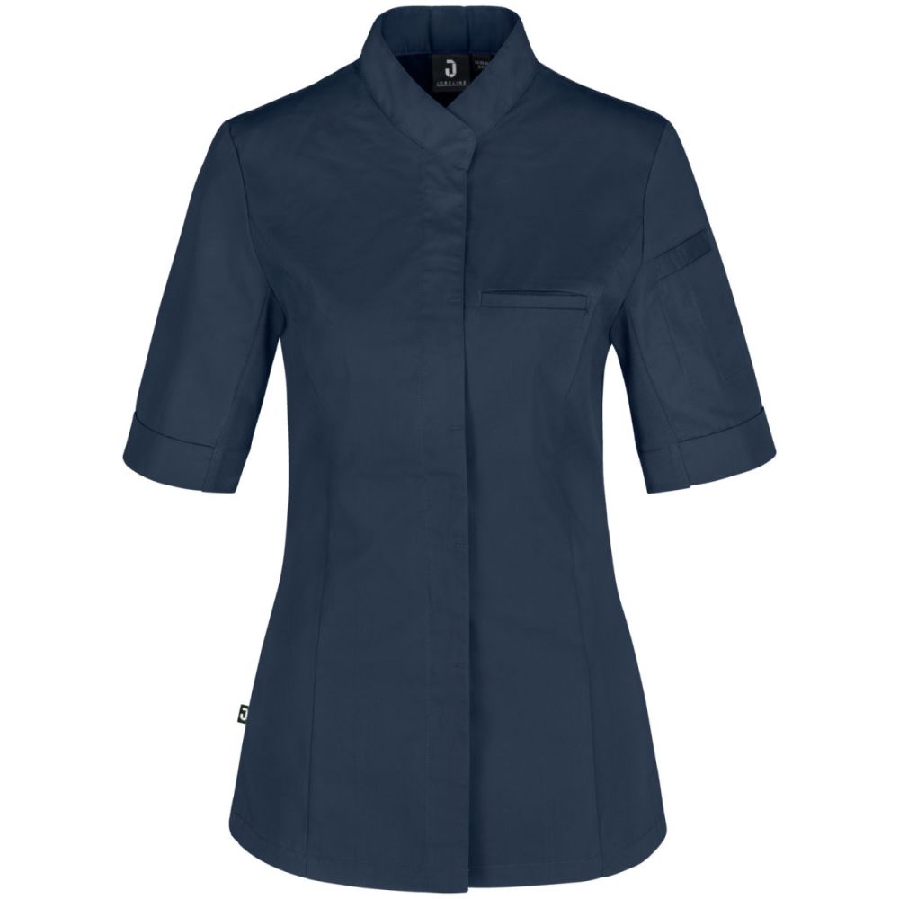 JOBELINE Damen Kochjacke Marco Kurzarm; Kleidergrösse 36; navy