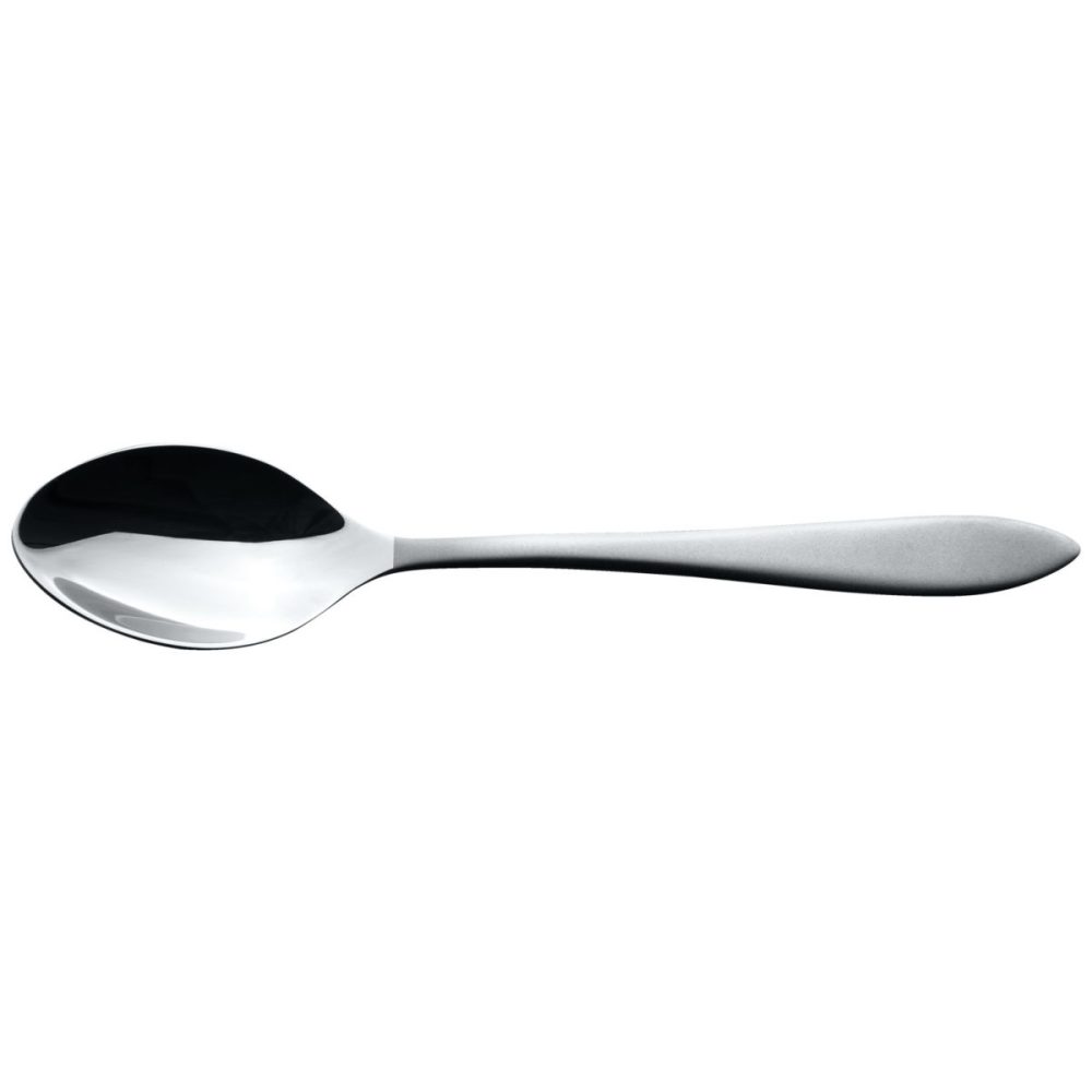 VEGA Mokka-/Espressolöffel Salerno matt; 11.2 cm (L); silber, Griff silber; 12 Stück / Pack