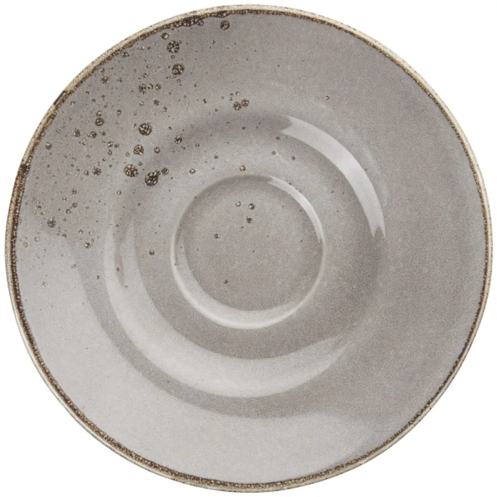 VEGA Kaffee-Untertasse Palana; 16.5 cm (Ø); grau; rund; 6 Stück / Pack