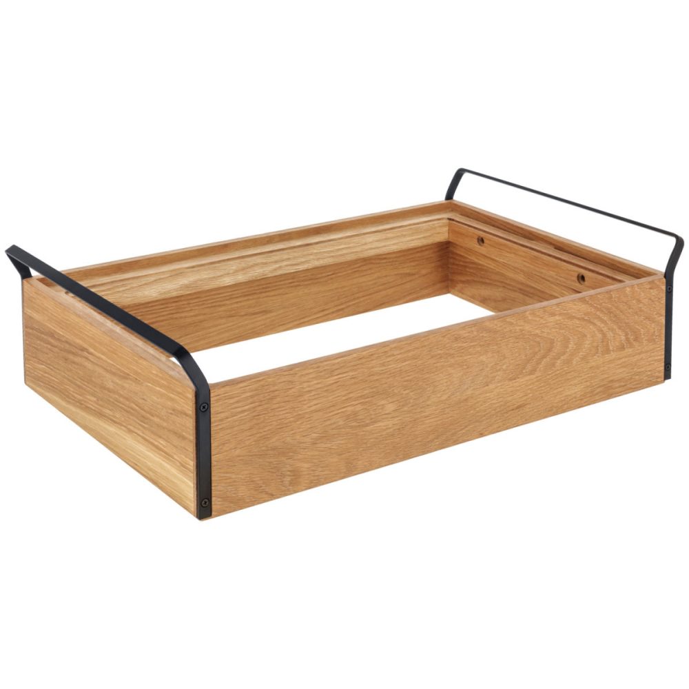 VEGA Grundbox Esino mittel, GN 1/1; 61.9x38.6x16.9 cm (LxBxH); braun/schwarz; rechteckig