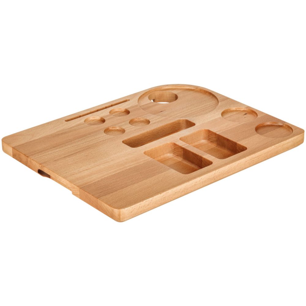 PULSIVA Willkommenstablett Hotel Savo II; 45x35x3.3 cm (LxBxH); buche natur; rechteckig