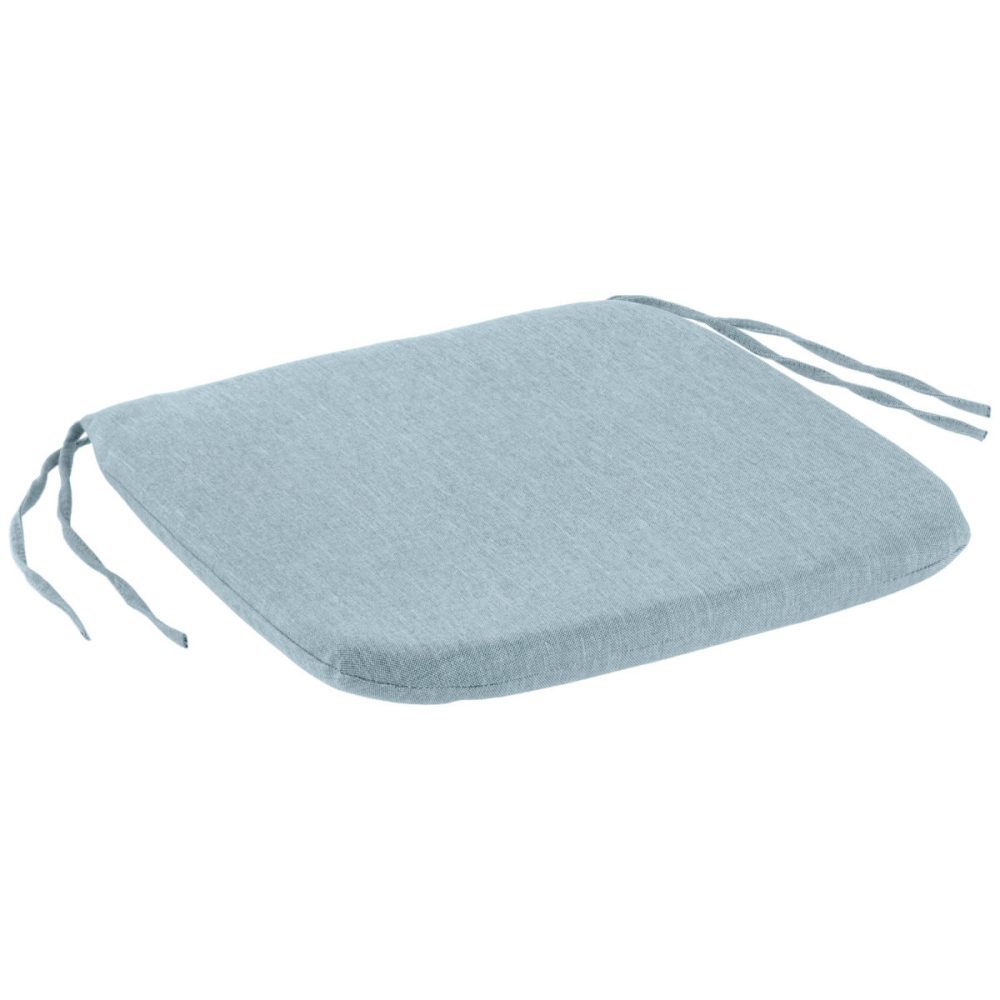 VEGA Sitzkissen Lineares ohne Rückenpolster; 42x42x3 cm (BxLxH); hellblau meliert; 2 Stück / Pack