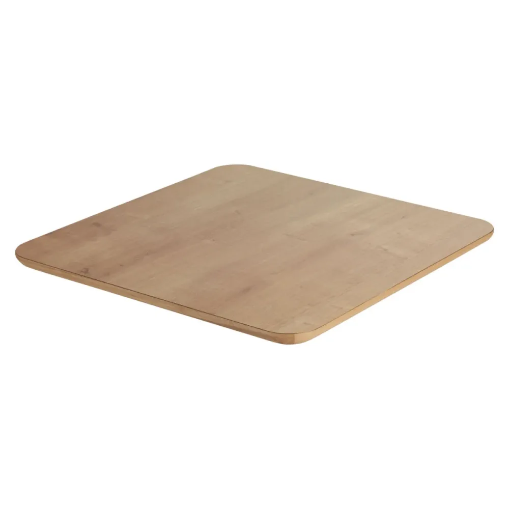VEGA Indoor-Tischplatte Duneo quadratisch; 55x55x2.5 cm (LxBxH); eiche/natur; quadratisch